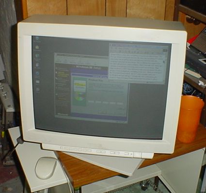 Hitachi Monitor (Yes, that's VMware on the screen!)