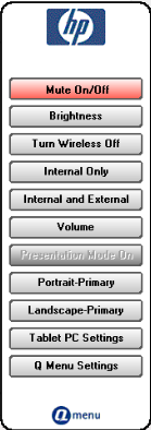 Q-Menu in Windows 7. XP Users can "Turn off Display" as-well