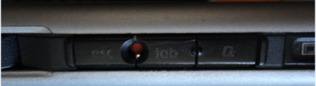 Escape, Ctrl-Alt-Del, Tab and Q-Menu. Jog dial to the left