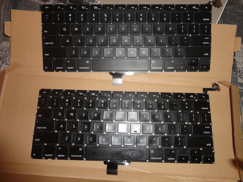 Imagine an old, oil-stained keyboard versus a brand new one