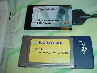 Netgear Wi-Fi and Eiger SCSI cards